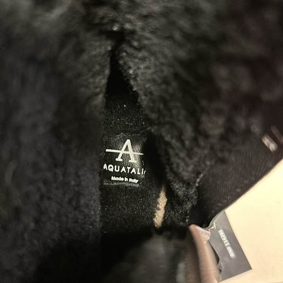 🔥🔥🔥NEW Aquatalia Suede Leather Real Sheep Fur Boots - Picture 11 of 12